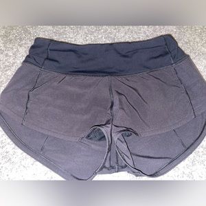 Lululemon speed up shorts black